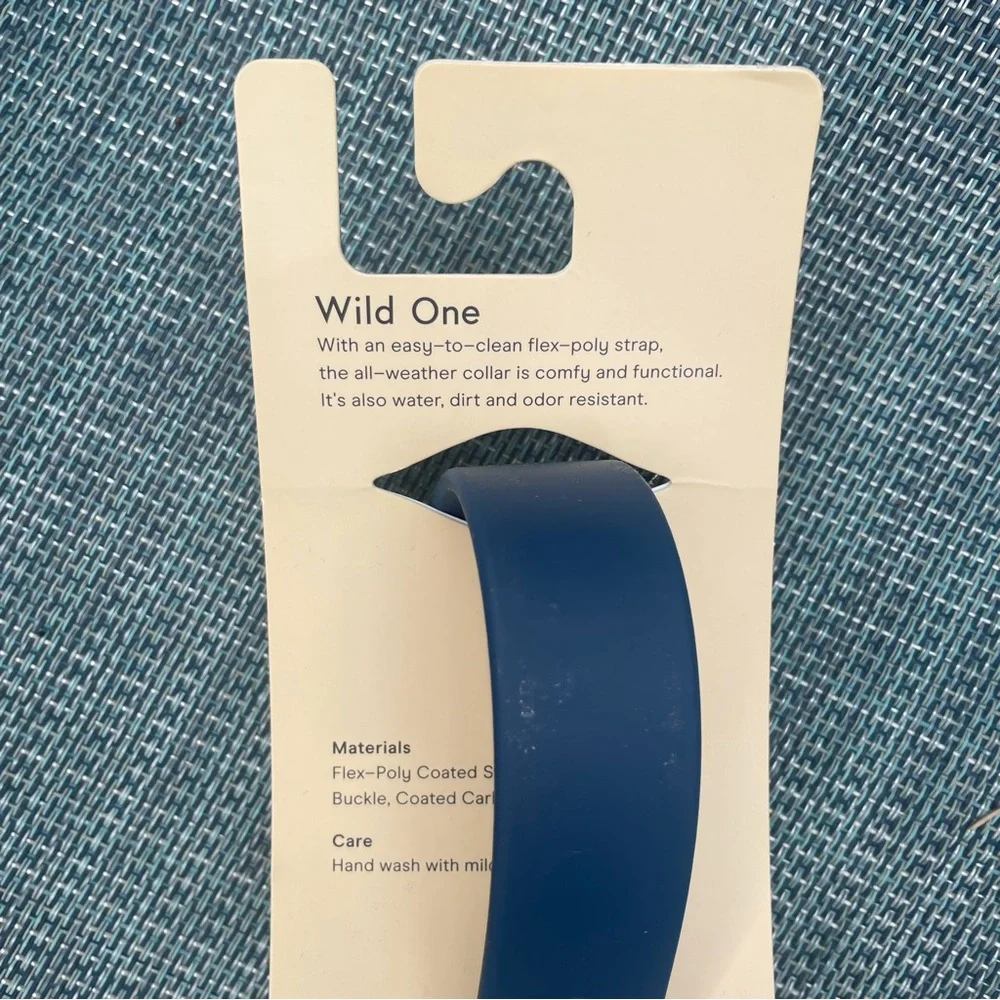 Wild One Dog Collar-Navy blue XL Brand new